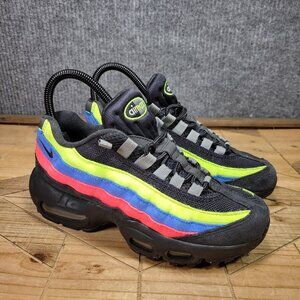🔥 Nike Air Max 95 Youth 4Y Multicolor Stripe Sneakers Running Shoes Bright